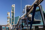 The new plant has the capacity to capture up to 100,000 metric tons of CO2 per year, which will be u