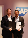 Thomas Saueressig, of the Executive Board of SAP SE, Customer Services & Deliver, and Abhijit Du