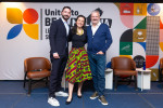 EBC 파이낸셜 그룹(영국)의 CEO David Barrett, APAC 지역 운영 디렉터 Samuel Hertz, United to Beat Malaria의 집행이사 Margar