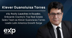 eXp의 에콰도르 지사는 현지에서 가장 영향력 있는 부동산 전문가 중 한 명인 Kléver Guanoluisa Torres가 이끌게 된다