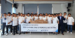 HS효성인포메이션시스템 임직원들이 지난 15일 강남구자원봉사센터에서 사회공헌활동을 펼쳤다