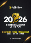 AB InBev Wins Cannes Lions Creative Marketer of the Year for an Unprecedented Third Time