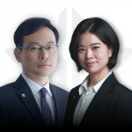 왼쪽부터 법무법인 김앤파트너스 김민수 대표변호사, 대구지사 홍민정 변호사