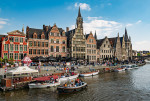 이탈리아 베네치아를 대체할 여행지로 선정된 벨기에 겐트(Ghent) 전경
