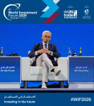 Ant International CEO Peng Yang speaks at the United Nations Trade and Development (UNCTAD) World In