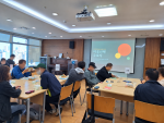 마음산책 수료식에 참석한 자활참여 근로자
