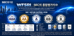 SEC평가원의 종합평가지수인 WF책임경영지수(WFSRI)와 SEC WFSRI Rating 2026. WFSRI는 SEC 평가방법론과 평가체계를 통해 기업·공공기관 및 기타 조직의 