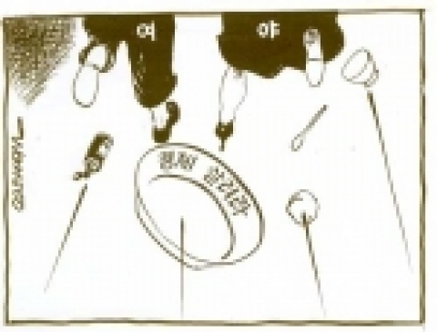 [시사만화]이원수 화백의 ‘민심(民心)’