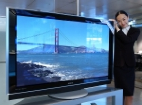 삼성전자가 국내 최초로 55인치 디지털 튜너 일체형 PDP TV를 선보였다. 삼성전자는 이 제품이 50인치보다는 크고 60인치대 보다는 작은 제품을 원하는 소비자들을 겨냥한 제품으