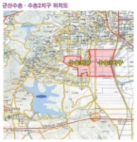 군산수송ㆍ수송2 위치도