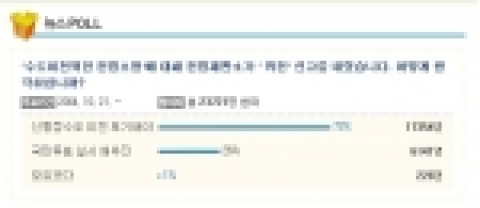 네티즌 73%, 신행정수도 이전 포기해야