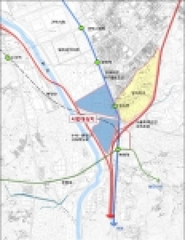서울동남권유통단지 지정 위치도