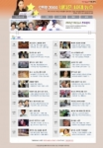 야후미디어와 네티즌이 함께 뽑은 2004년을 뜨겁게 달군 10대 뉴스