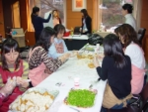 노아회의 음식 조리장면