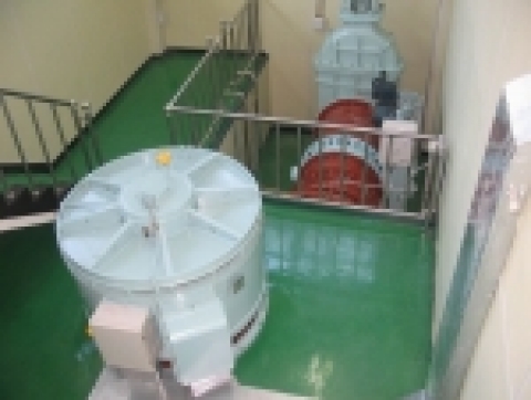 소수력 발전설비 전경