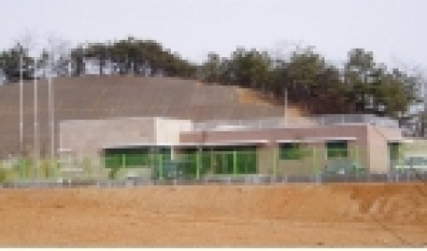 영주기준국 송신국 건물 전경