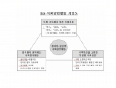 LG 사회공헌활동 개념도