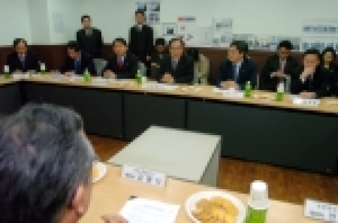 임채정의장, 서울디지털산업단지 방문 벤처기업인들과 간담회
