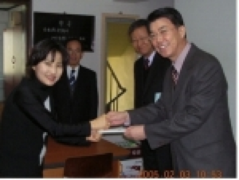 구영보 우정사업본부장 사회복지시설 평화원 방문