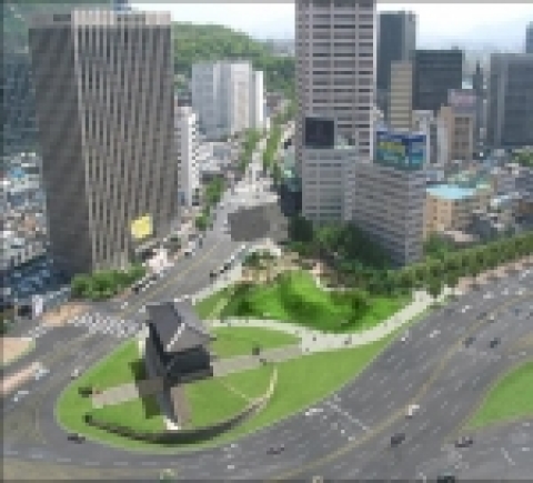 숭례문 광장 조감도 사진