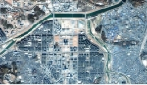 아리랑2호 위성영상          해상도 : 1.0m급, 2005년 12월 발사예정
