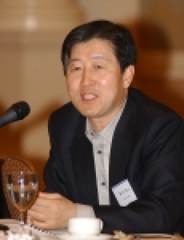 '디지털 이노베이터(Digital Innovator)' 최지성(崔志成)사장이 9일(현지시간) 독일 하노버에서 기자간담회를 갖고 