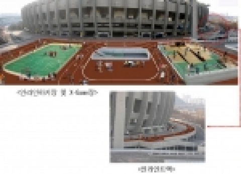 잠실 인라인 테마파크 조감도(안)