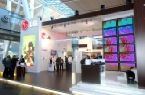 LG전자 CeBIT 2005 부스 전경