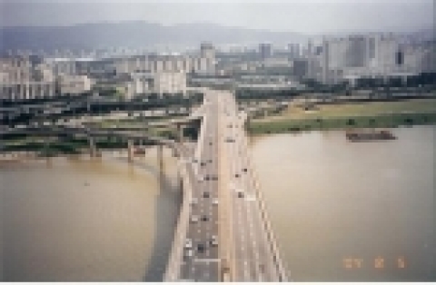 올림픽대교 남단 전경