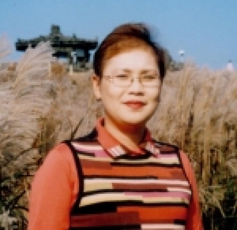 '이달의 자랑스러운 복지인'으로 선정된 논산시 부창동사무소 공무원인 김명중씨(여, 37세)