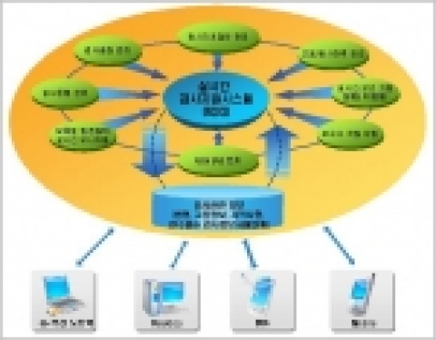 e-검사지원시스템 구성도(NSIS: Nuclear Safety Inspection System)