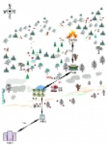 산불진화작전 상황도