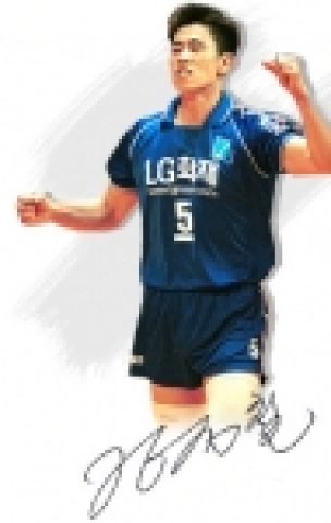 구미 LG화재 그레이터스 배구단(단장 신원호(申元浩) www.greaters.co.kr)은 7일 피로 골절로 인한 부상부위의 악화로 은퇴를 하게 된 김재춘 선수의 후임으로 세터 함