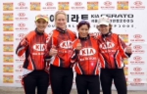   기아자동차는 국내기업중 처음으로 세계 여자인라인마라톤팀인 '기아모터스팀(KIA MOTORS TEAM)'을 창단하고 세계적 인라인 대회인 「월드인라인컵(WIC,
