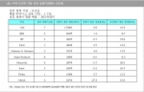 미국 100대 기업 성장 정체기(1995~2004)