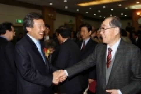손학규경기지사, 한국기독교사회문제연구원 제9대 원장취임예배 참석