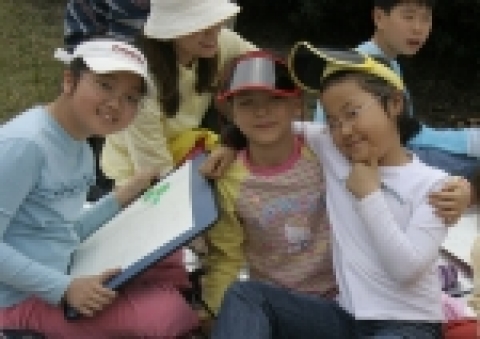 그림 축제의 어린이들
