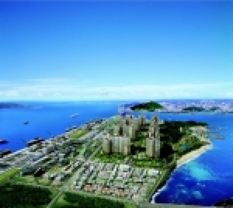 목포 신항 e-편한세상이 분양됨에 따라 목포 해양신도시 개발에 가속도가 붙을 것으로 전망된다.