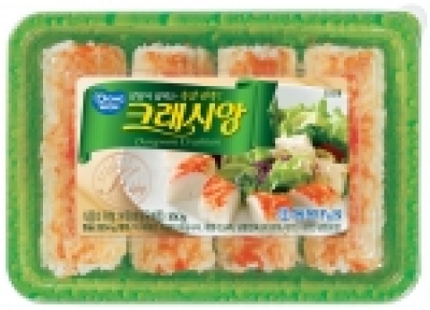 크래시앙은 진짜 게살에 가까운 맛을 구현한 프리미엄 맛살이다.
