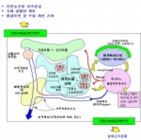 광역 친환경농업단지 개념도
