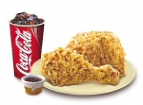KFC의 허브 갈릭 치킨 세트