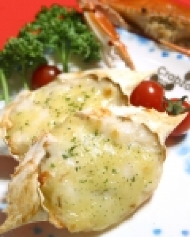 꽃(게)살 치즈구이(4,500원)