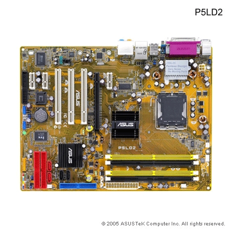 에스티컴퓨터에서 ASUS P5LD2 메인보드를 출시하였다.