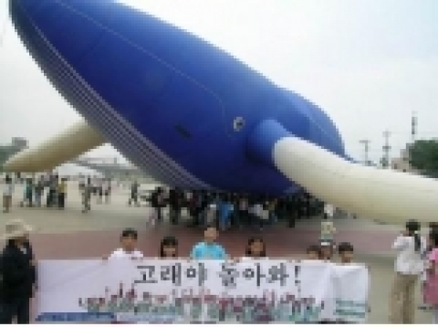 6월4일 청주 무심천 살리기 캠페인에서