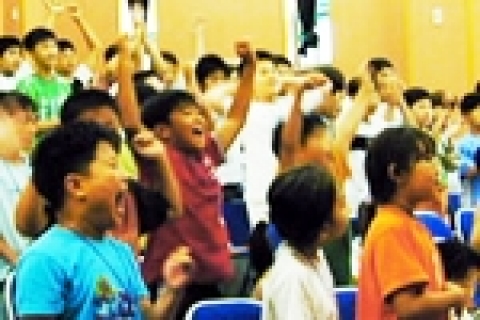 성격변화훈련을 열심히 받고있는 학생들