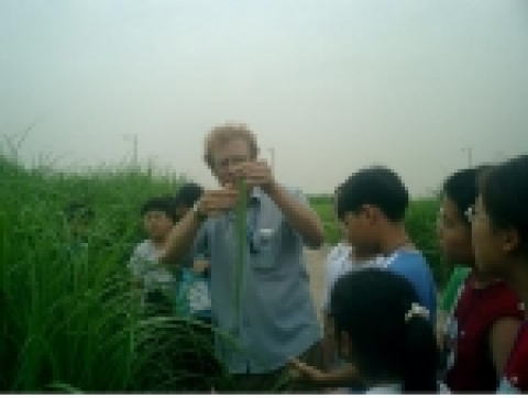 2004년 월드컵공원 영어체험교실 진행 모습