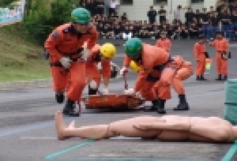 제주도소방재난관리본부는 오늘(7/8)제주도소방교육대에서 소방공무원등 관계자 150여명이 참석한 가운데 전도소방기술경연대회를 개최했다.