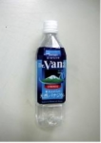 제품명 : Dr. Vana(닥터바나)     수원지 : 후지산 국립공원 내 지하층     바나듐 함유량 : 70㎍/L