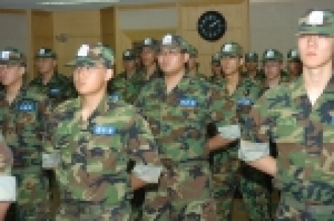 조선대학교 군사학부(학부장 김응식)는 7월 15일 오후 3시 체육관에서 병영체험훈련 신고식을 가졌다.