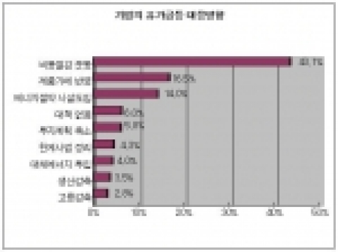 기업의 유가급등 대응방향